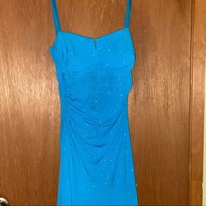 Sparkly Blue Formal Dress
